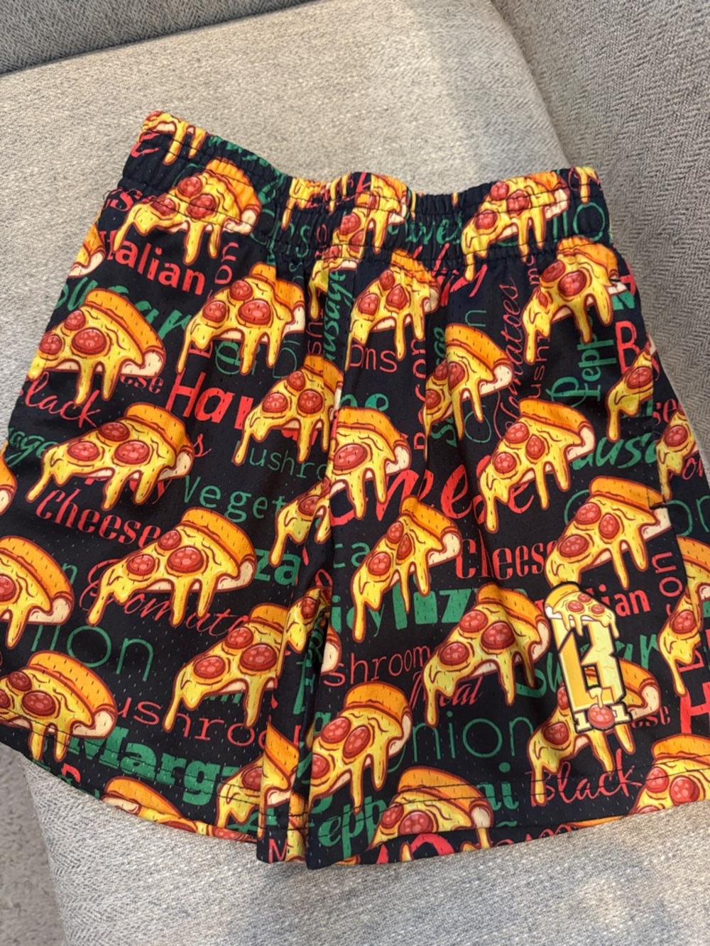 Baseball lifestyle 101 Pizzas 
Youth Small shorts
